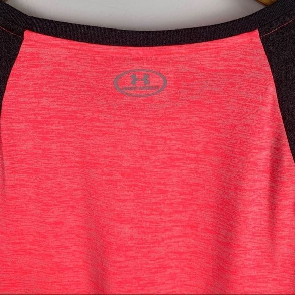 Under Armour Orange and Gray Baseball tee small - Picture 7 of 9